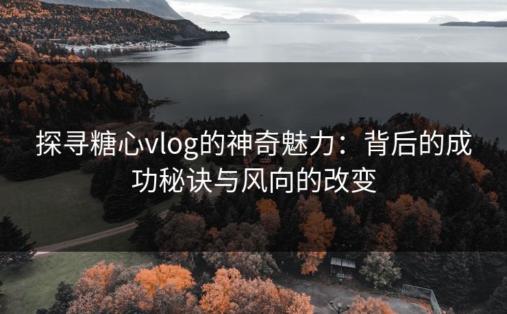 探寻糖心vlog的神奇魅力：背后的成功秘诀与风向的改变